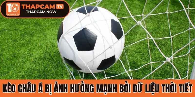 Kèo châu Á bị ảnh hưởng mạnh bởi dữ liệu thời tiết